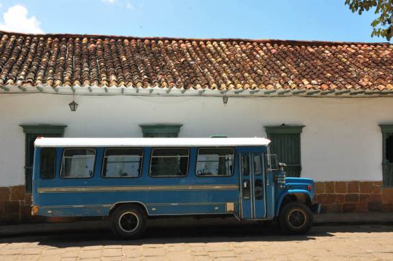 Transporte coletivo de Barichara, na Colômbia